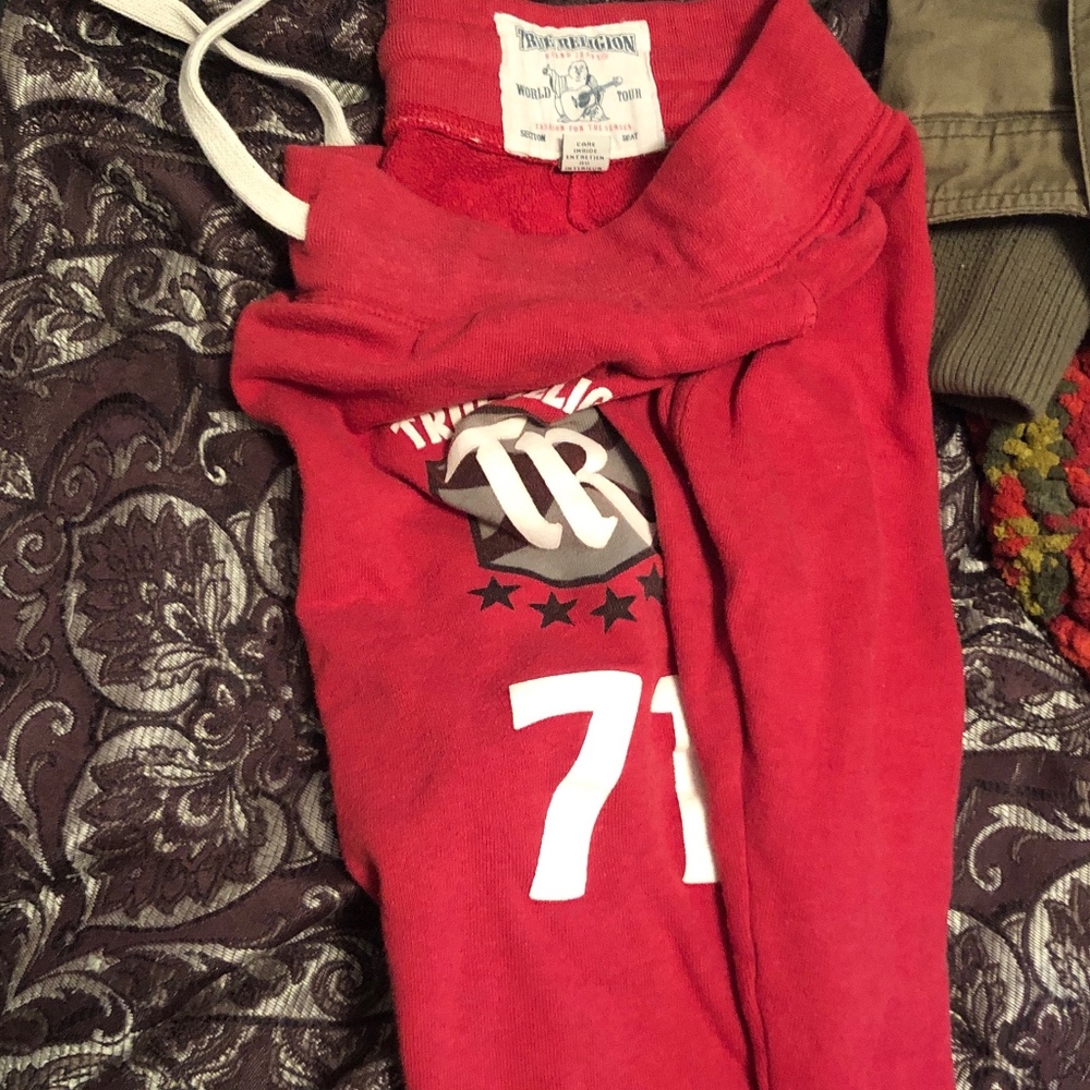 Real True Religion red pants. New